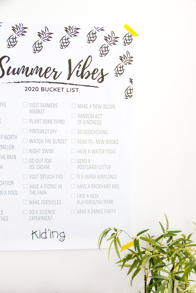 Personalized Summer Bucket Lists